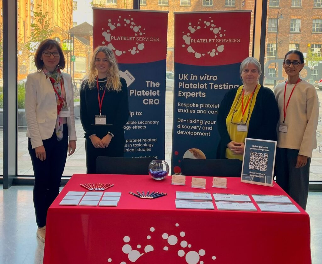 Platelet Services team at the Platelet Society Meeting 2025